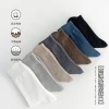 One-piece consignment of mid-calf socks for men, thickened business socks for autumn and winter, new casual and breathable men's socks from Zhuji, solid-colored cotton socks details Picture